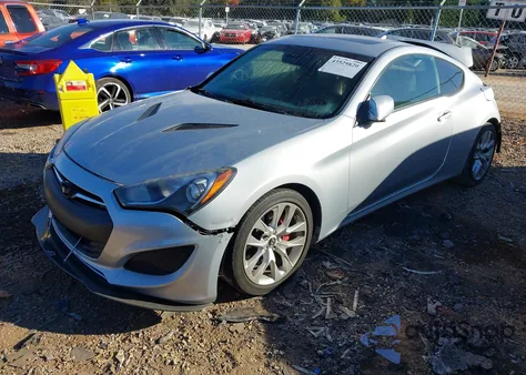 2013 Hyundai Genesis 2.0T Premium z USA, uszkodzony, nr VIN KMHHT6KD0DU080732